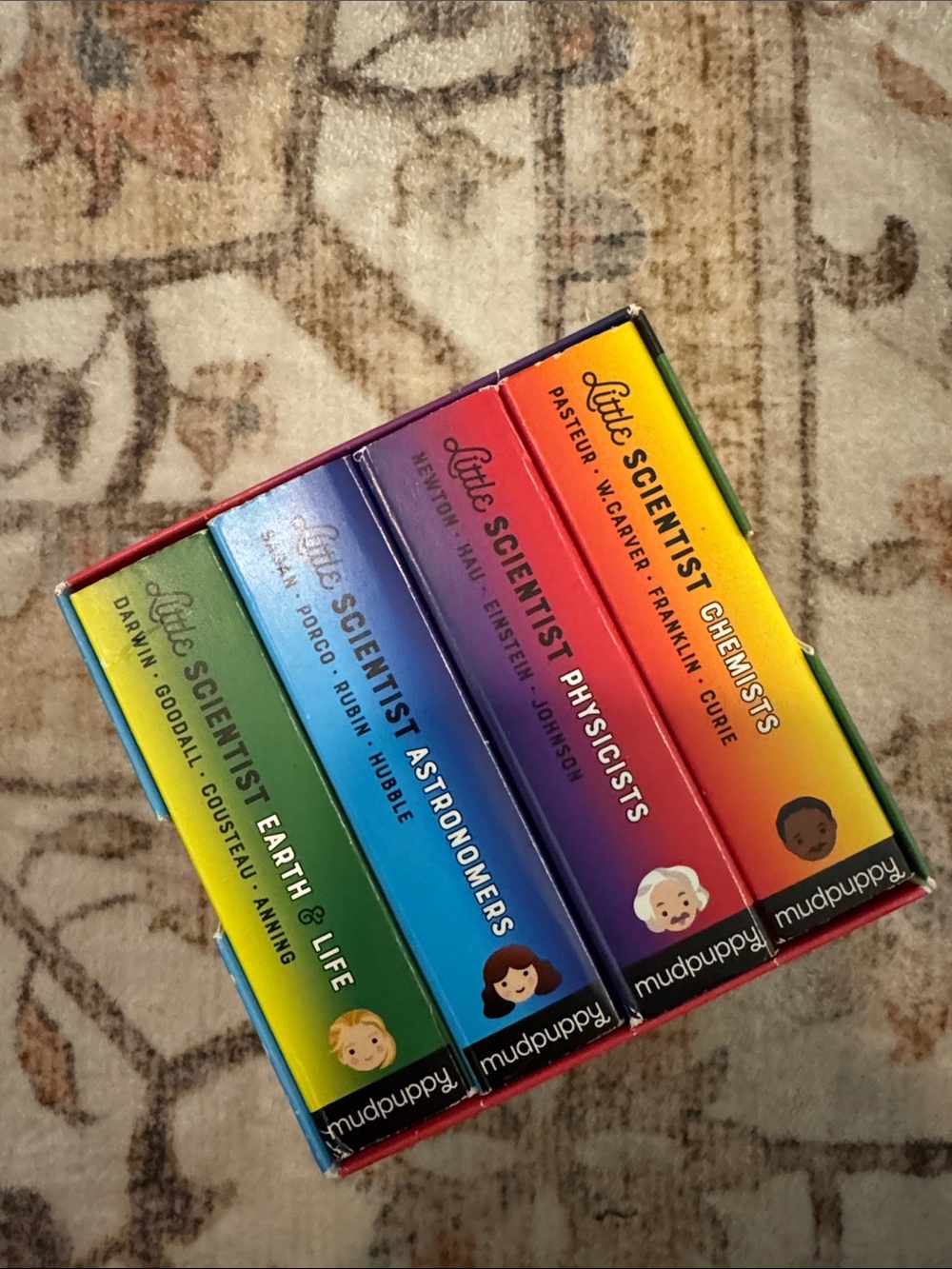 Mudpuppy Little Scientist Rainbow Board Book Set - Multicolor